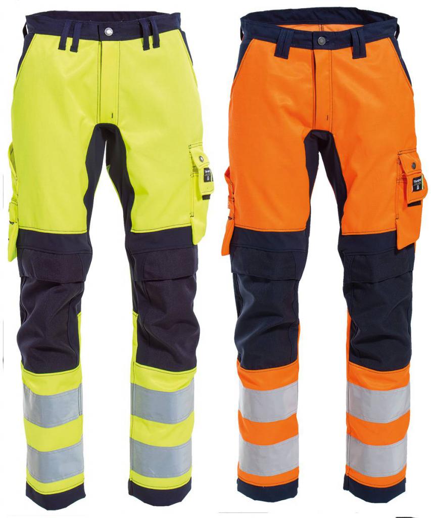 HI-VIS WERKBROEK MET STRETCH