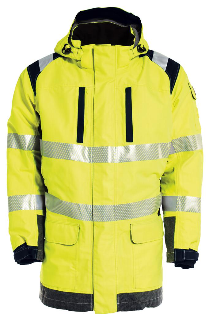 VLAMVERTRAGENDE WINTERPARKA