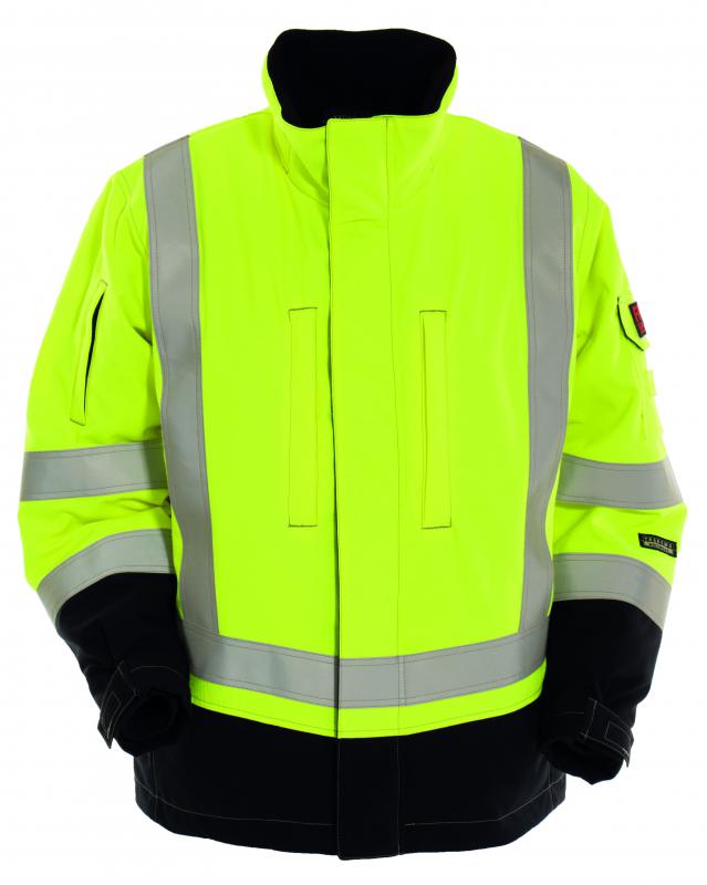 Vlamvertragend hi-vis winterjack