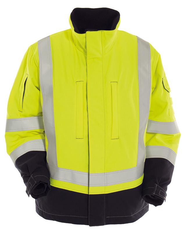 Vlamvertragend hi-vis dames winterjack