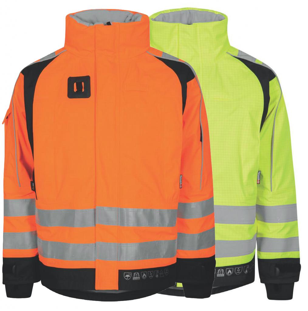 HI-VIS SCHEURBESTENDIGE REGENJAS