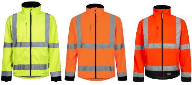 HI-VIS EN20471 SOFTSHELL REGENJAS