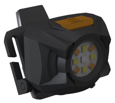 400LM HEAD LIGHT t.b.v. ARC FLASH HELM