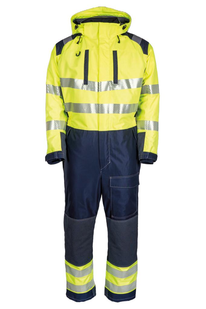 VLAMVERTRAGENDE HI-VIS WINTEROVERALL