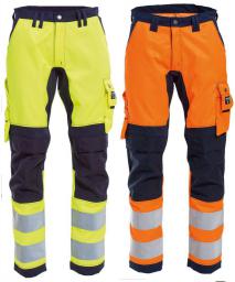 HI-VIS WERKBROEK MET STRETCH