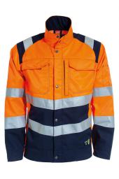 HI-VIS WERKJACK MET FLEECEVOERING 9028