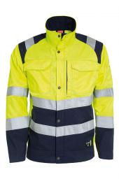 HI-VIS WERKJACK MET FLEECEVOERING 9028