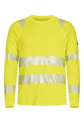VLAMVERTRAGEND T-SHIRT LANGE MOUW HI-VIS
