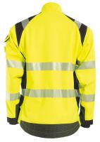 Vlamvertragende hi-vis softshell 