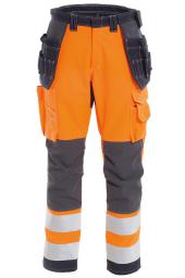 Vlamvertragende hi-vis dames werkbroek windbreaker