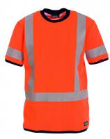 Vlamvertragend hi-vis t-shirt met ronde hals