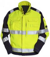 Vlamvertragend hi-vis werkjack