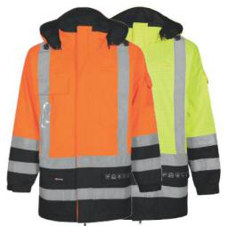 HI-VIS SCHEURBESTENDIGE REGENJAS