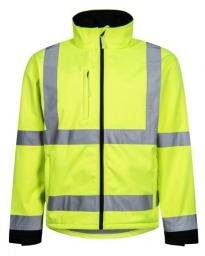 HI-VIS EN20471 SOFTSHELL REGENJAS