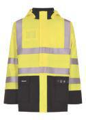 VLAMVERTRAGENDE HI-VIS PU REGENJAS