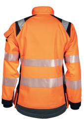 VLAMVERTRAGEND DAMES HI-VIS SOFTSHELL JACK