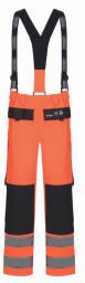 HI-VIS REGENBROEK ZWARE PU/PVC KWALITEIT