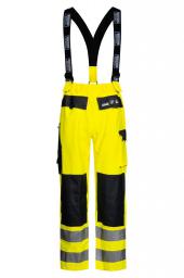 HI-VIS REGENBROEK ZWARE PU/PVC KWALITEIT