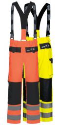 HI-VIS REGENBROEK ZWARE PU/PVC KWALITEIT