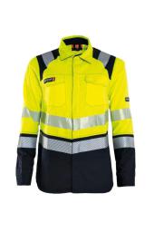 VLAMVERTRAGEND HI-VIS DAMES OVERHEMD