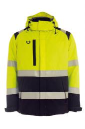 VLAMVERTRAGEND HI-VIS WINTERJACK CANTEX MET CAPUCHON