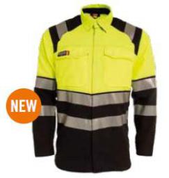 VLAMVERTRAGEND HI-VIS OVERHEMD