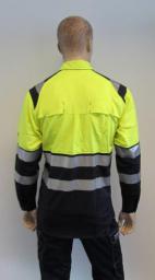 VLAMVERTRAGEND HI-VIS OVERHEMD